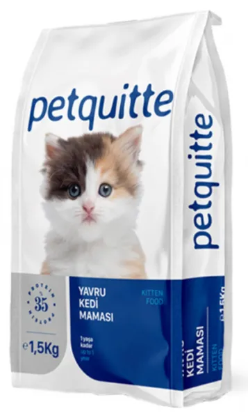 Petquitte Tavuk Etli Yavru 1.5 kg Kedi Maması