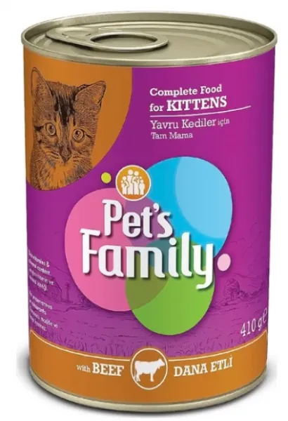 Pets Family Dana Etli Yavru 410 gr Kedi Maması