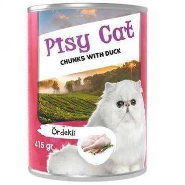 Pisy Cat Ördek Etli 415 gr Kedi Maması
