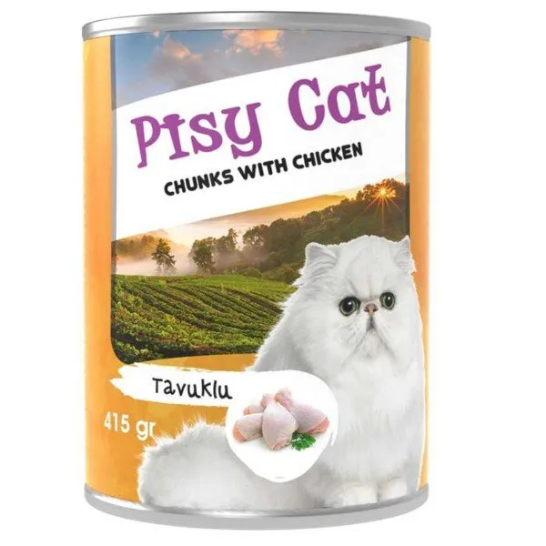 Pisy Cat Tavuk Etli 415 gr Kedi Maması