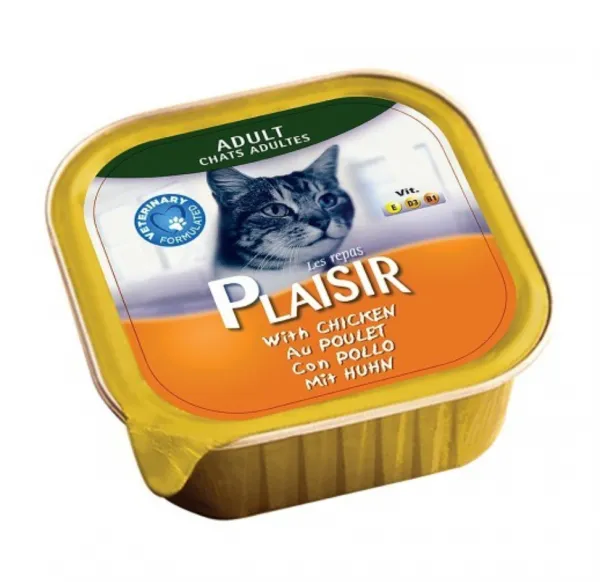 Plaisir Adult Tavuklu 100 gr Kedi Maması