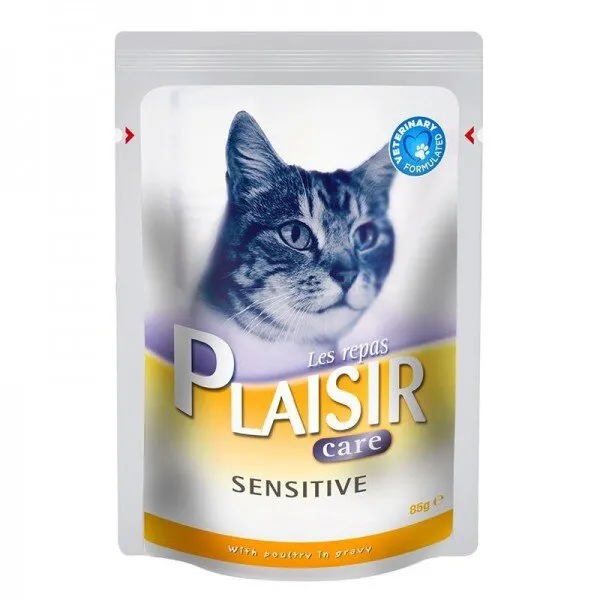 Plaisir Sensitive Pouch 85 gr Kedi Maması