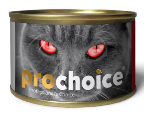 Pro Choice Sığır Etli Şekersiz Tahılsız Ezme Yetişkin 80 gr Kedi Maması