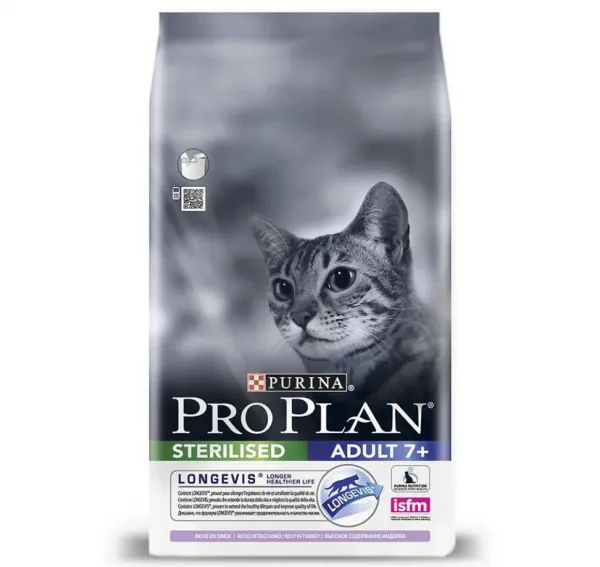 Pro Plan Adult +7 Sterilised Hindili 1.5 kg Kedi Maması