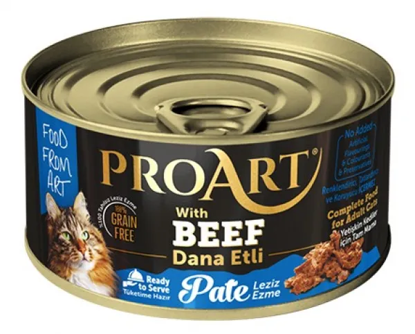 Proart Dana Etli Ezme Yetişkin 80 gr Kedi Maması