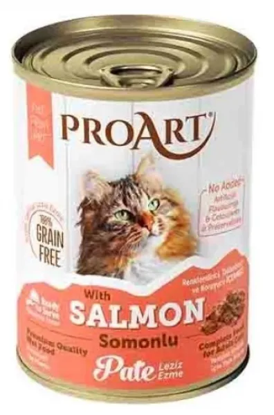 Proart Somon Balıklı Ezme Yetişkin 400 gr Kedi Maması