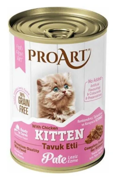 Proart Tavuk Etli Ezme Yavru 400 gr Kedi Maması