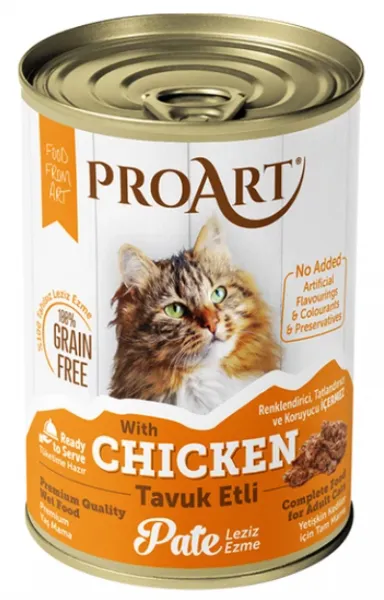 Proart Tavuk Etli Ezme Yetişkin 400 gr Kedi Maması