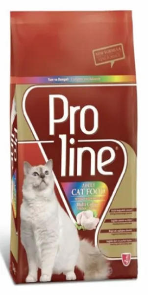 Proline Cat Food Multi Color Adult Tavuklu 1.5 kg Kedi Maması