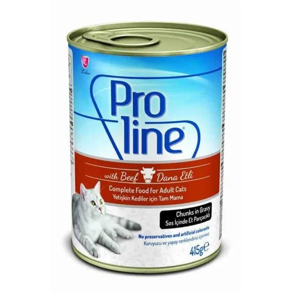 Proline Soslu Biftekli Yetişkin 415 gr Kedi Maması