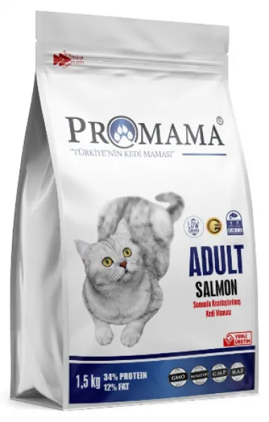 Promama Somon Balıklı Kısır Yetişkin 1.5 kg Kedi Maması