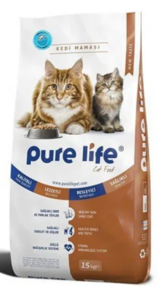 Pure Life Balıklı Yetişkin Premium 15 kg Kedi Maması