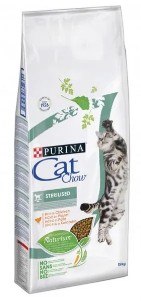 Cat Chow Sterilised Tavuklu 15 kg Kedi Maması