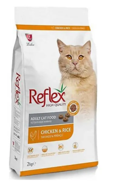 Reflex Adult Tavuklu Pirinçli 2 kg Kedi Maması