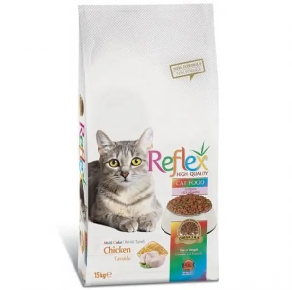 Reflex Multi Colour Tavuklu 15 kg Kedi Maması