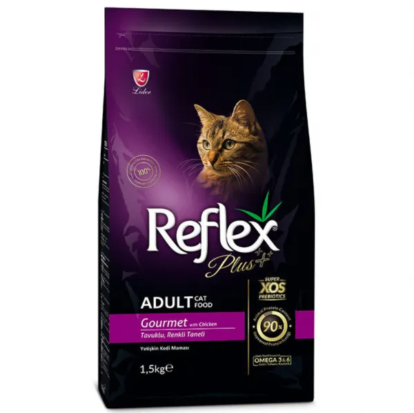Reflex Plus Adult Gourmet Tavuklu 1.5 kg Kedi Maması