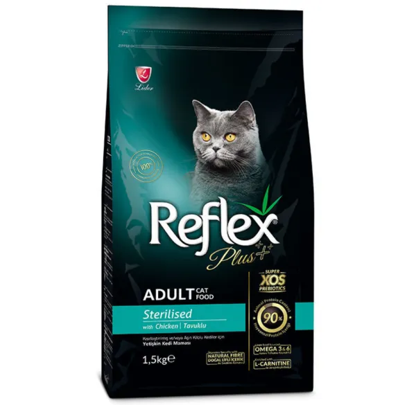 Reflex Plus Adult Sterilised Tavuklu 1.5 kg Kedi Maması