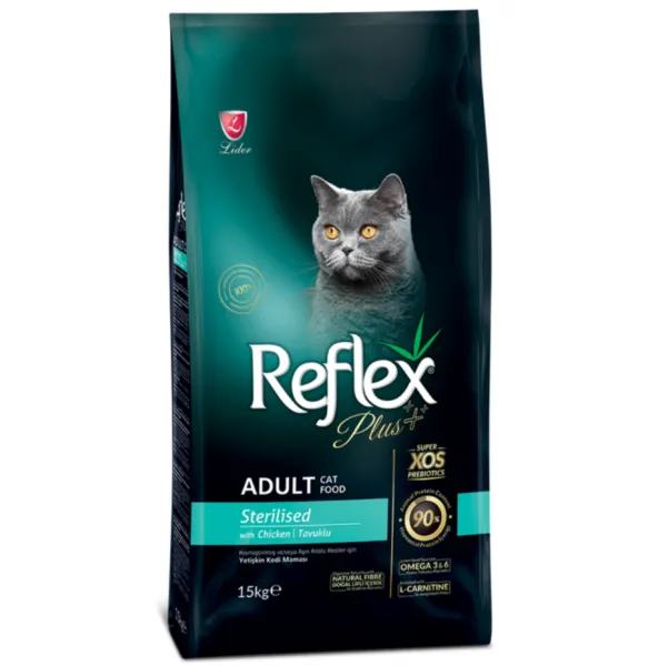 Reflex Plus Adult Sterilised Tavuklu 15 kg Kedi Maması