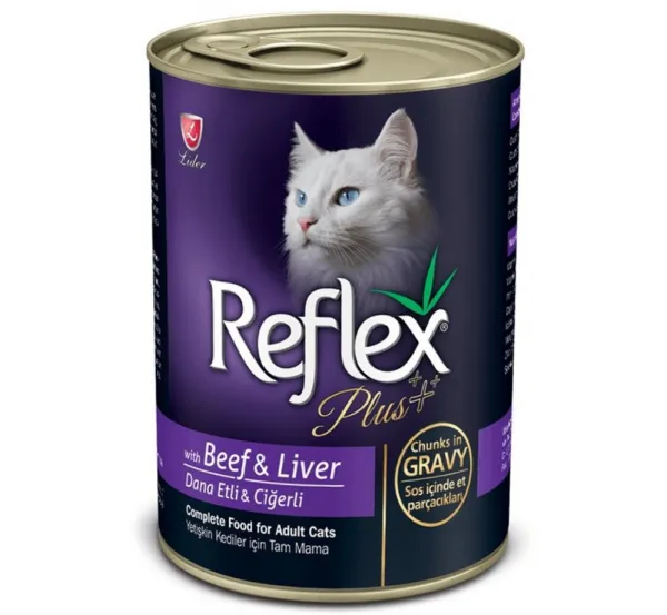 Reflex Plus Dana Etli ve Ciğerli 400 gr Kedi Maması