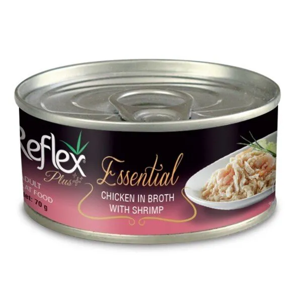 Reflex Plus Essential Tavuklu Karidesli 70 gr Kedi Maması