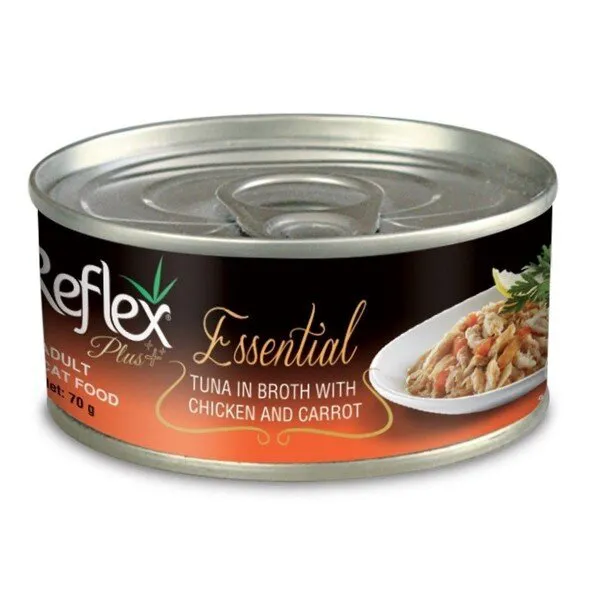 Reflex Plus Essential Ton Tavuk Havuçlu 70 gr Kedi Maması