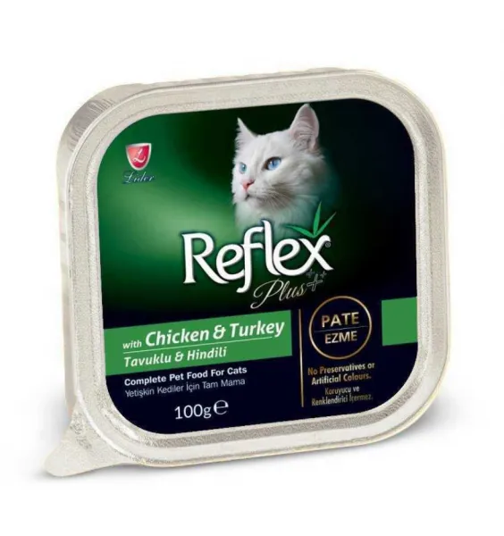 Reflex Plus Ezme Tavuklu ve Hindili 100 gr Kedi Maması