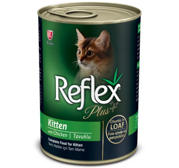 Reflex Plus Kitten Ezme Tavuklu 400 gr Kedi Maması