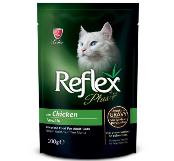 Reflex Plus Pouch Tavuklu 100 gr Kedi Maması