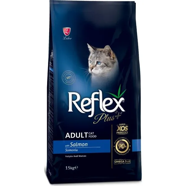 Reflex Plus Somonlu Yetişkin 15 kg Kedi Maması