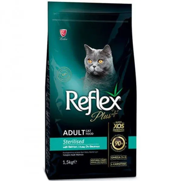 Reflex Plus Sterilised Somonlu 1.5 kg Kedi Maması