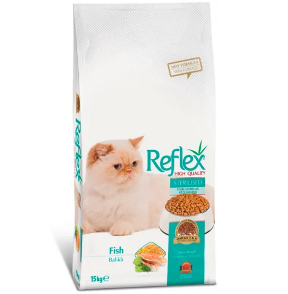 Reflex Sterilised Balıklı 15 kg Kedi Maması