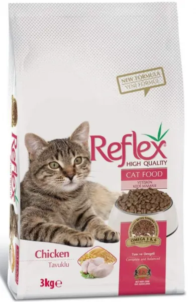 Reflex Tavuklu Yetişkin 3 kg Kedi Maması
