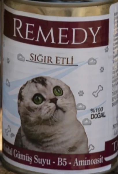 Remedy Sığır Etli Kıyılmış Gümüş Suyu Ilaveli Yetişkin 415 gr Kedi Maması