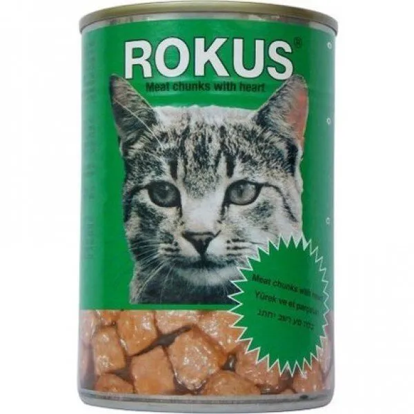 Rokus Adult Yürekli 410 gr Kedi Maması