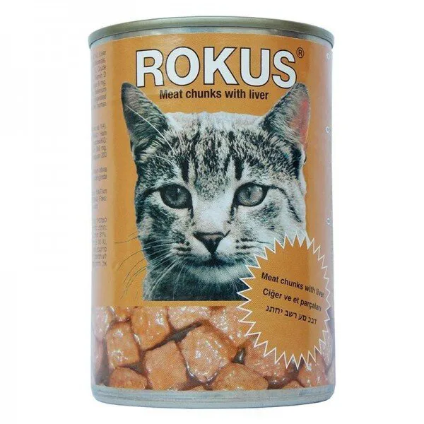 Rokus Ciğerli 410 gr Kedi Maması