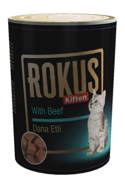 Rokus Yavru Dana Etli 410 gr Kedi Maması