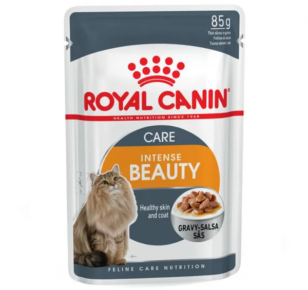 Royal Canin Intense Beauty Gravy Pouch 85 gr Kedi Maması