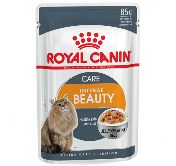 Royal Canin Intense Beauty Jelly Pouch 85 gr Kedi Maması