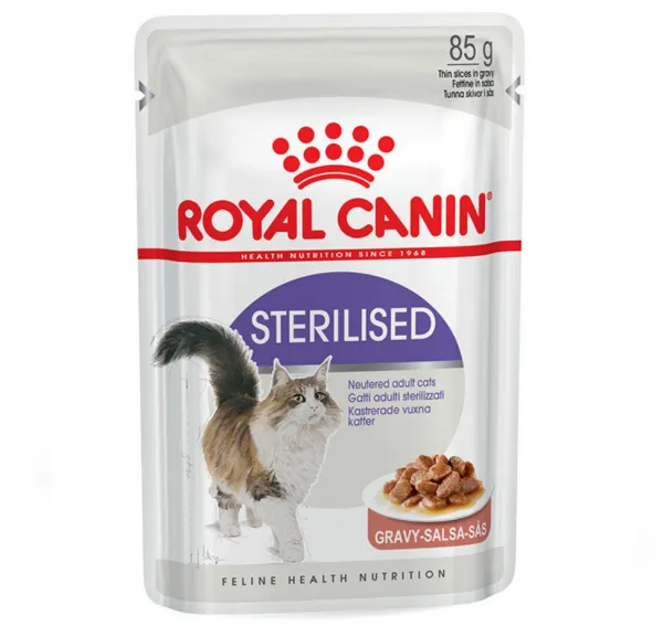 Royal Canin Sterilised Gravy Pouch 85 gr Kedi Maması