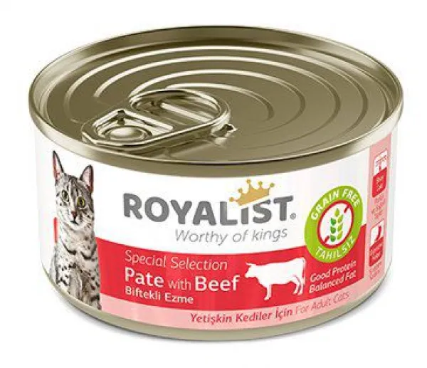 Royalist Pate Biftekli Ezme Yaş 80 gr Kedi Maması