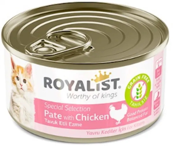 Royalist Pate Kitten Tavuklu Ezme 80 gr Kedi Maması