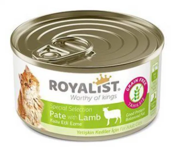 Royalist Pate Kuzu Etli Ezme Yaş 80 gr Kedi Maması