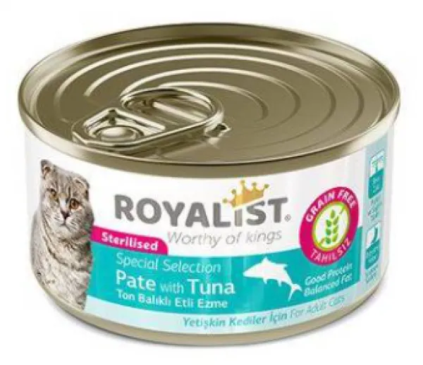 Royalist Pate Ton Balıklı Ezme Yaş 80 gr Kedi Maması