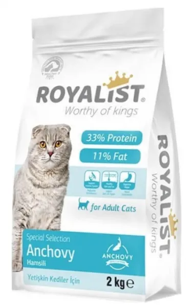 Royalist Premium Hamsili Yetişkin 2 kg Kedi Maması
