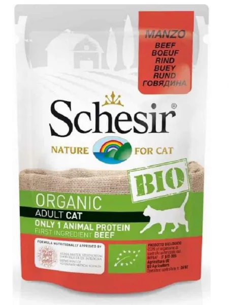 Schesir Bio Range Cat Beef 85 gr Kedi Maması