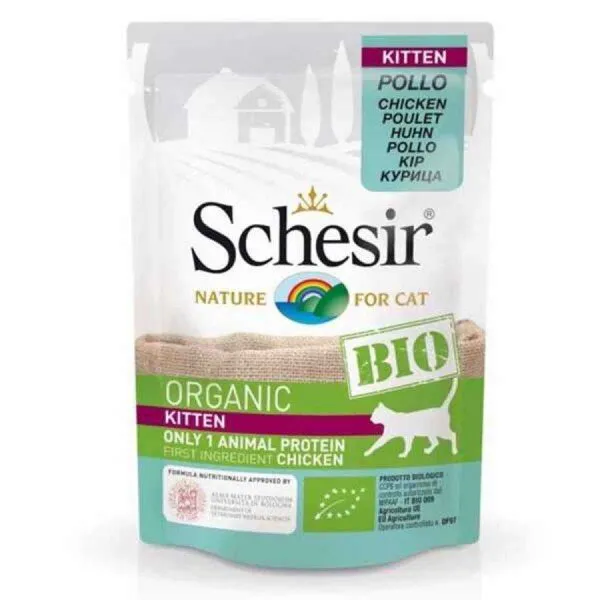 Schesir Bio Range Pouch Yavru 85 gr Kedi Maması