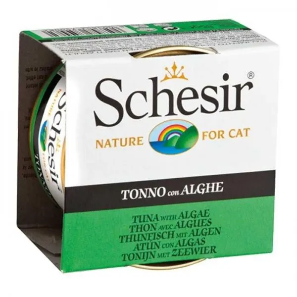 Schesir Ton Balığı ve Deniz Bitkili 85 gr Kedi Maması