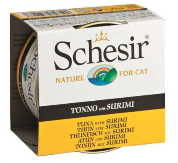 Schesir Ton Balığı ve Surimi  85 gr Kedi Maması