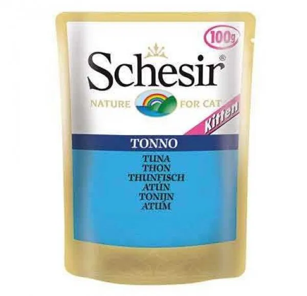 Schesir Ton Balıklı Pouch Yavru 100 gr Kedi Maması