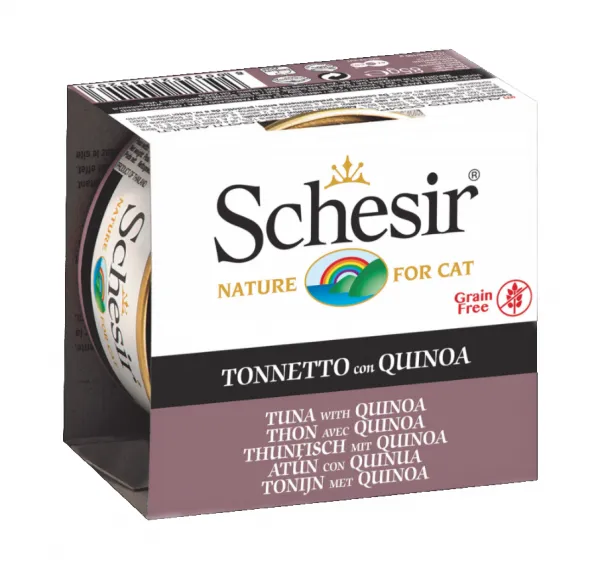 Schesir Ton Balıklı ve Kinoalı 85 gr Kedi Maması